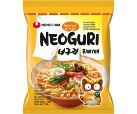 Zupa instant Neoguri - owoce morza - łagodna 120g