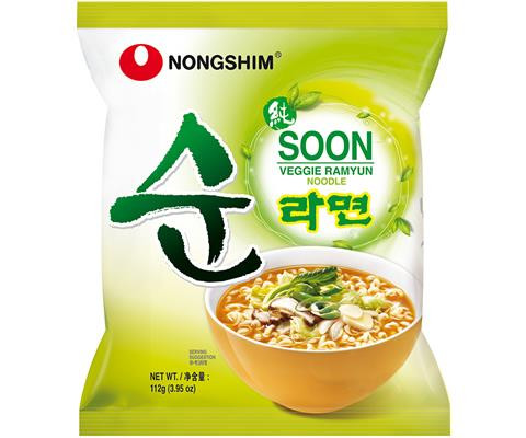 Zupa instant Soon Veggie Ramyun - wegetariańska 112g